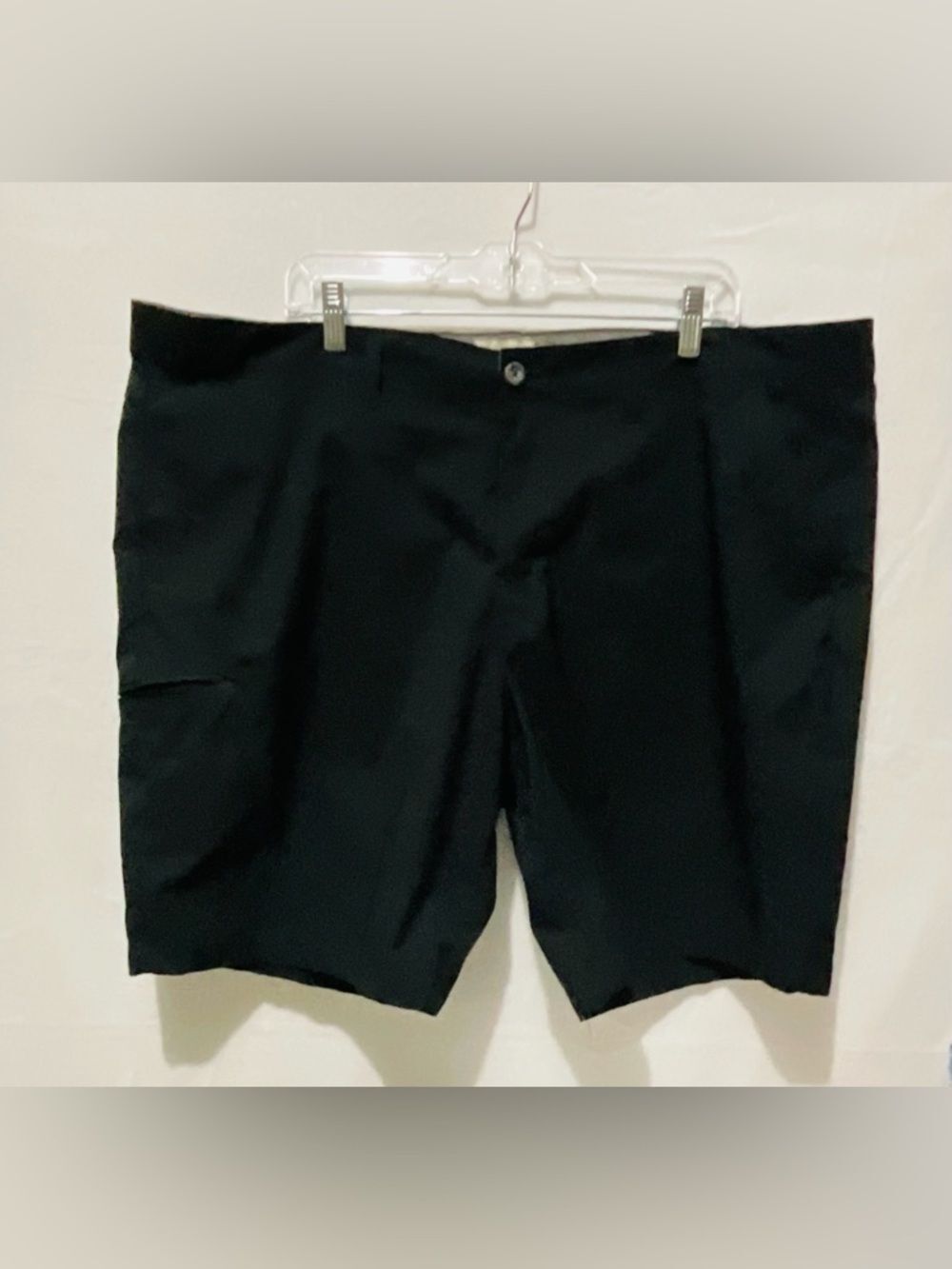 Weatherproof Vintage Men's 44 Black Utility Tech Shorts Stretch Hiking Cargo